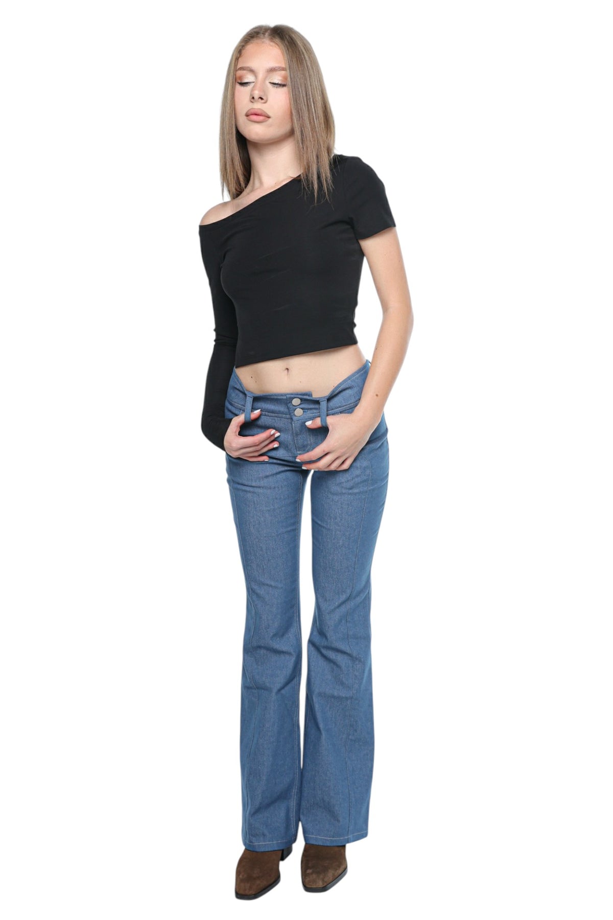 Light Dual Bootcut Jeans