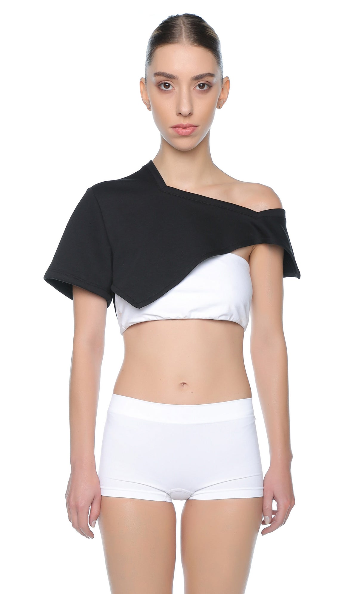 CROPPED COTTON TOP