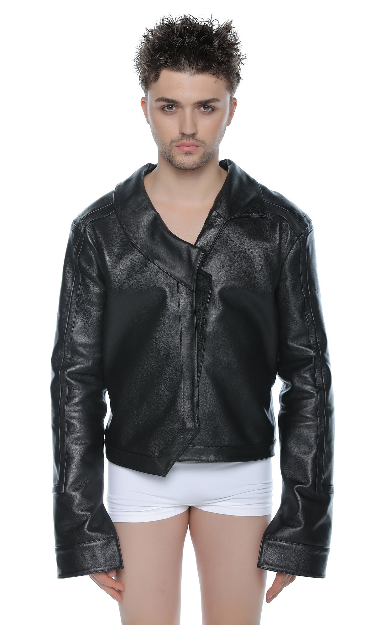 CALF LEATHER JACKET