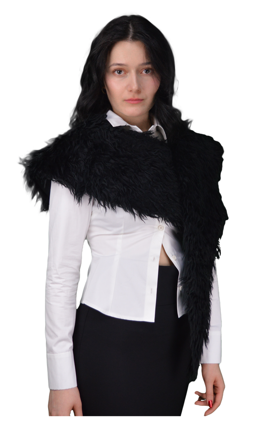 Black Fur Bolero