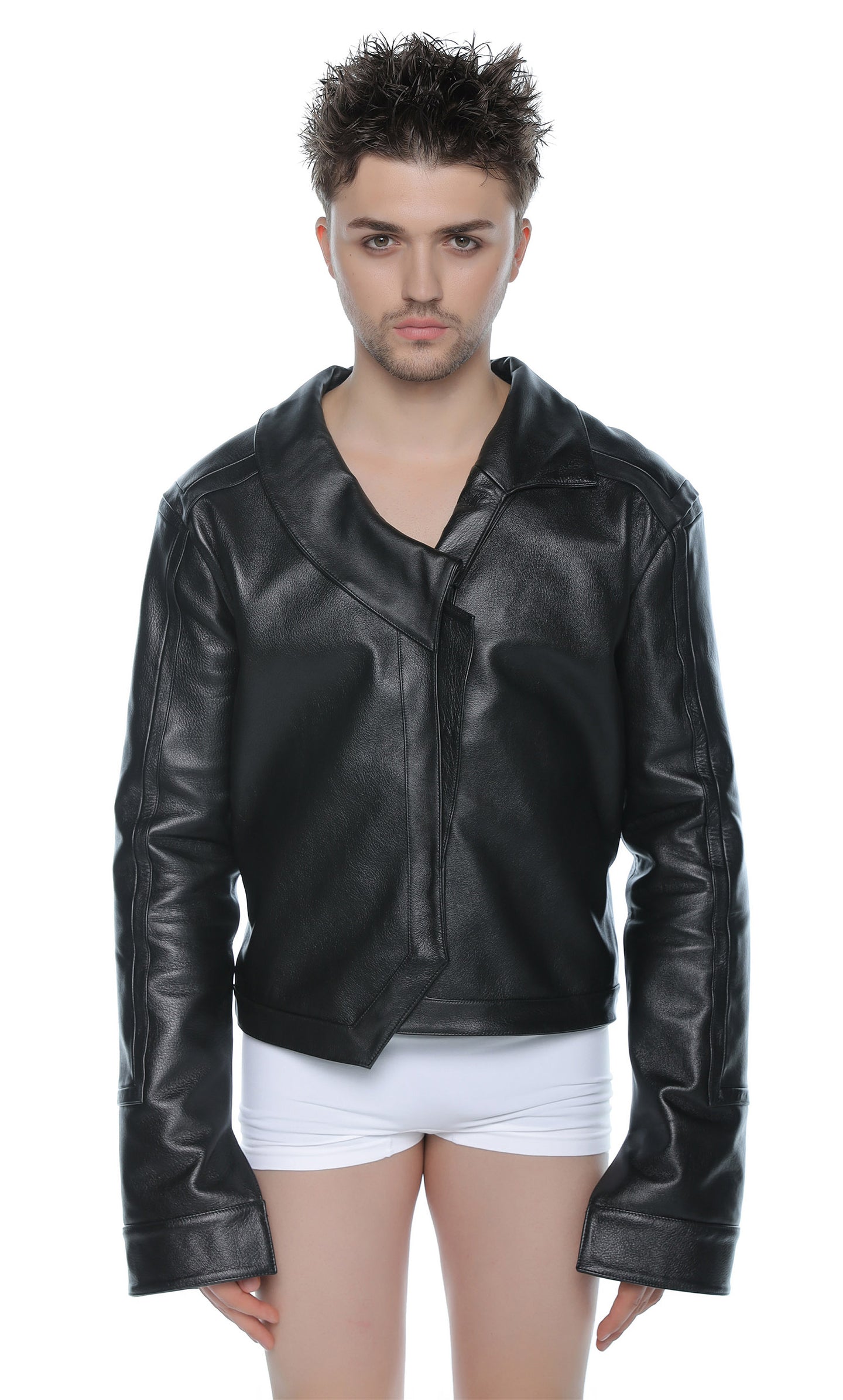CALF LEATHER JACKET