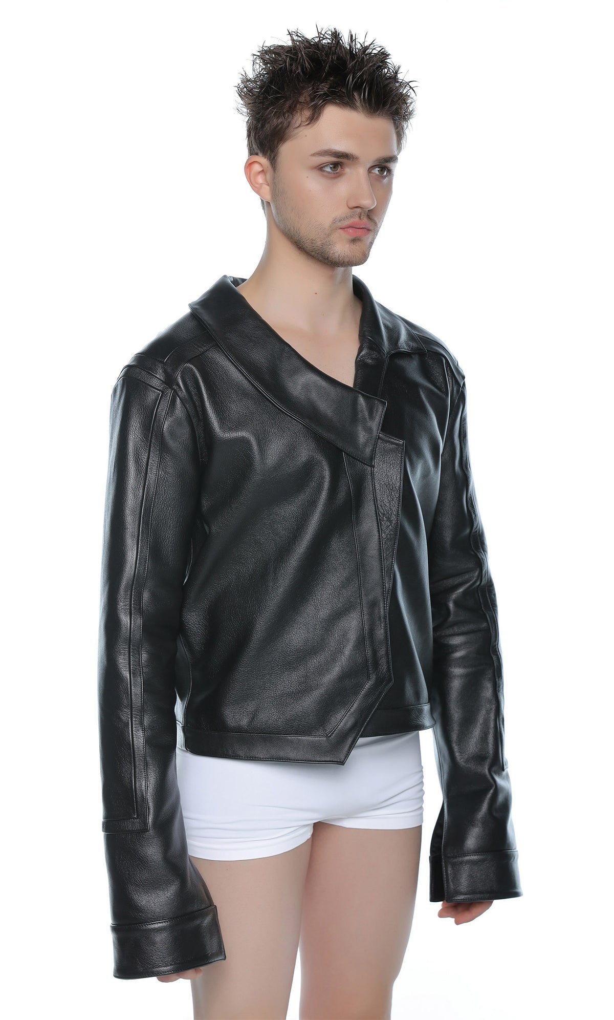 CALF LEATHER JACKET