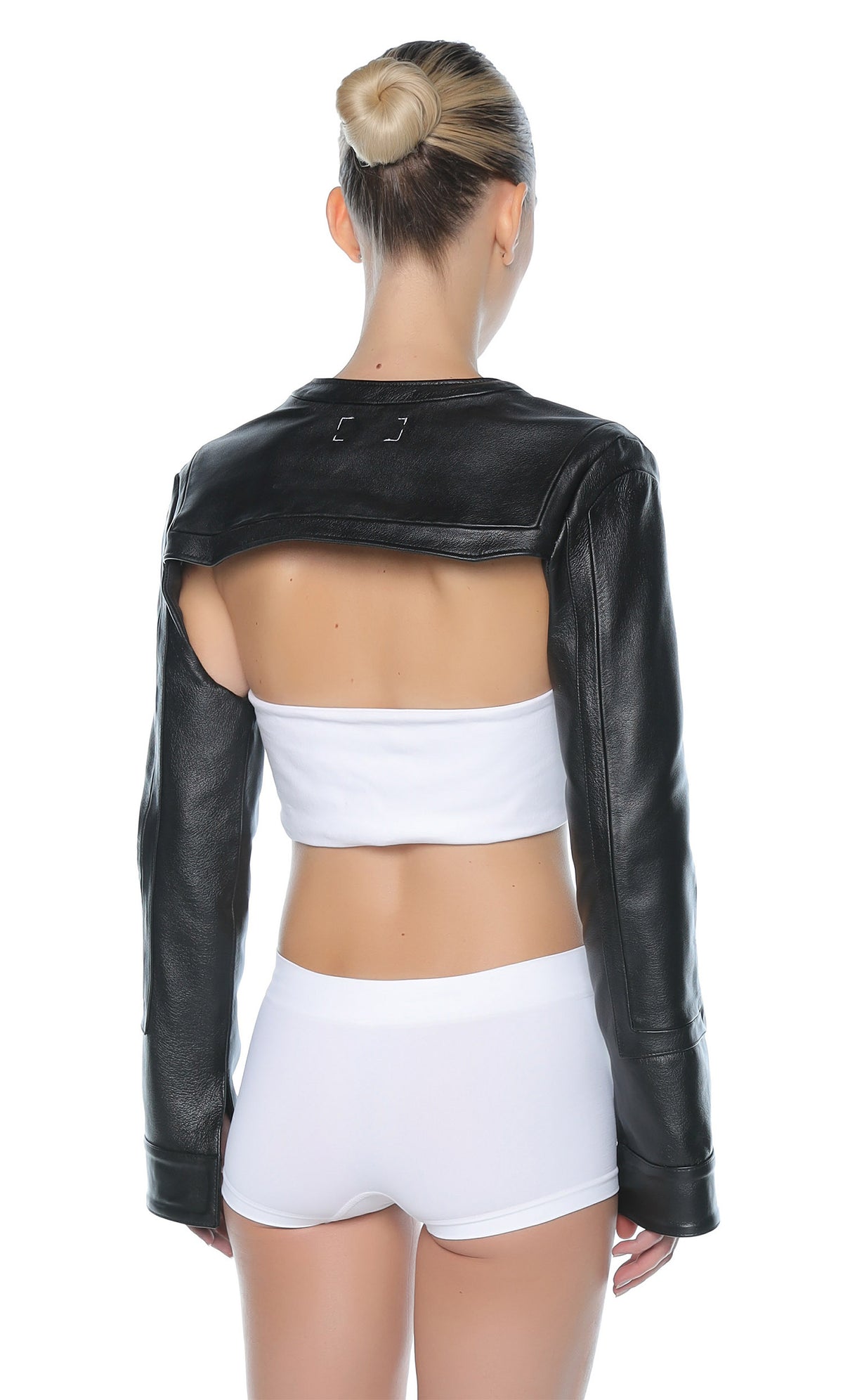 LEATHER BOLERO