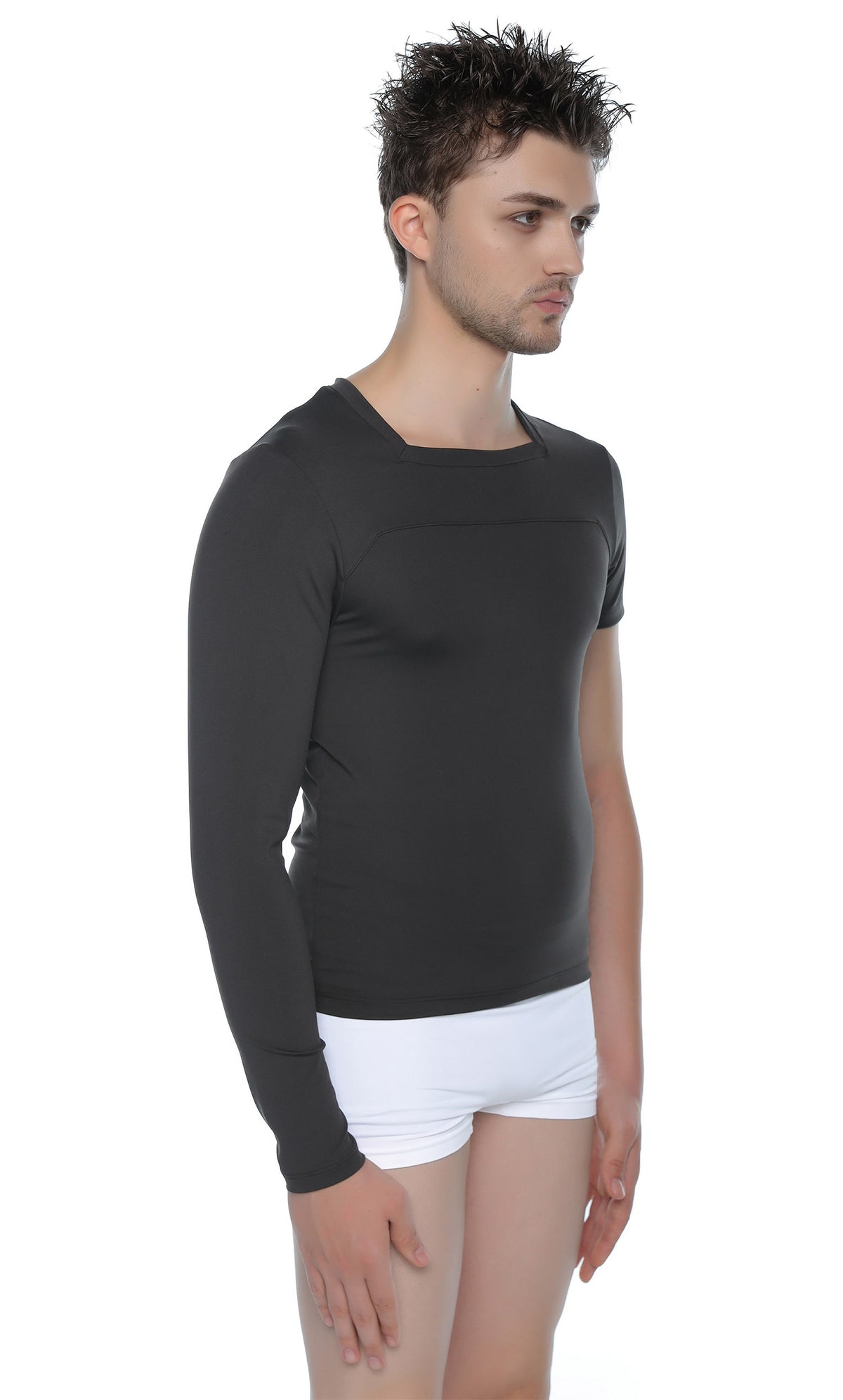 ASYMMETRIC COMPRESSION TEE