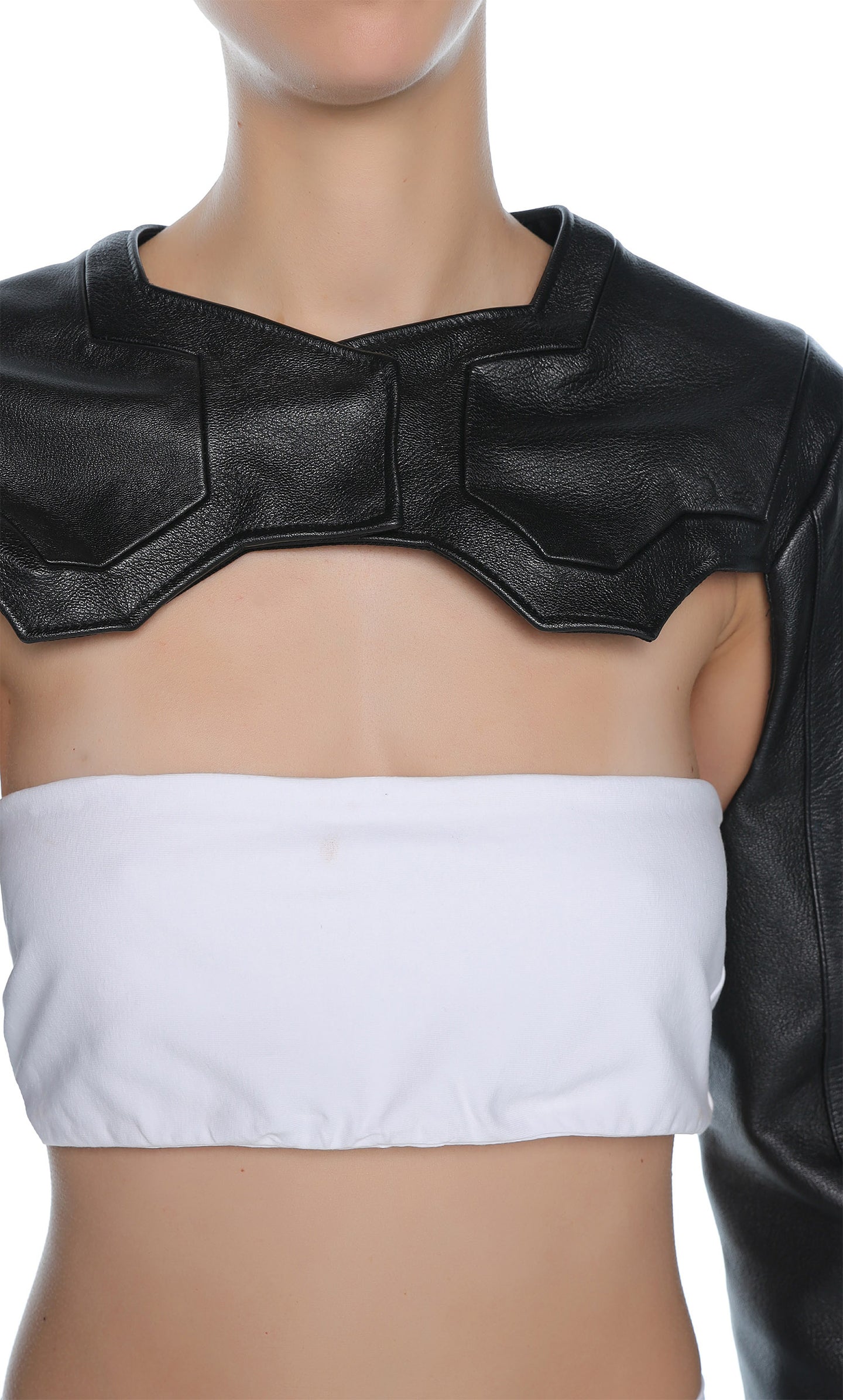 LEATHER BOLERO