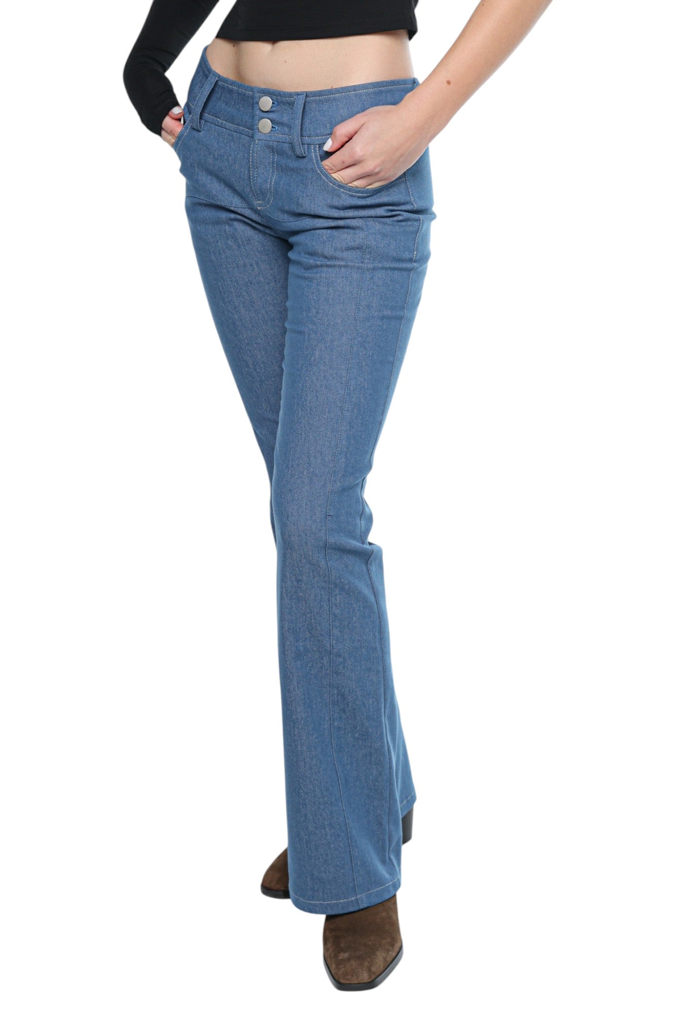 Light Dual Bootcut Jeans