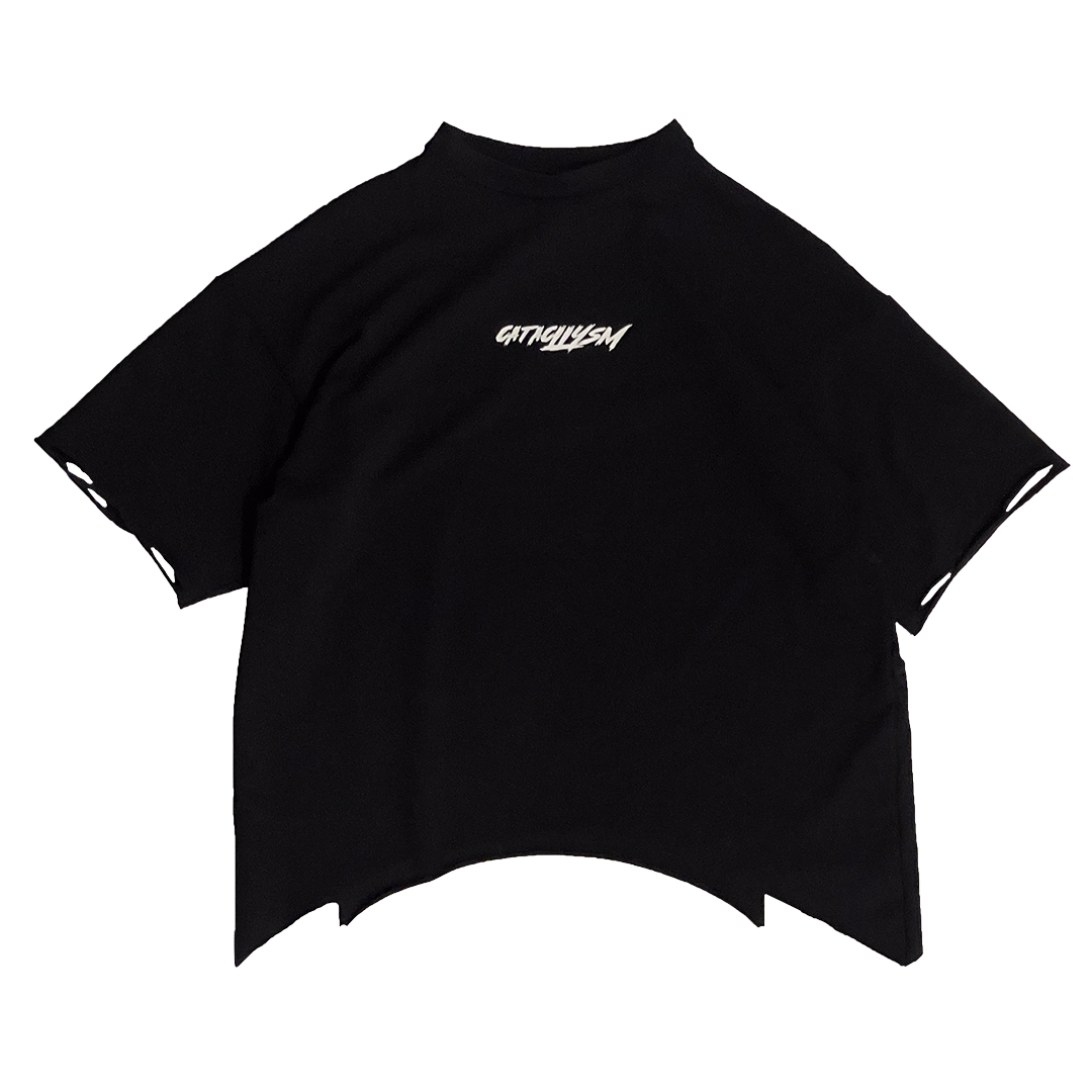 CTK DISTRESSED BLACK T-SHIRT