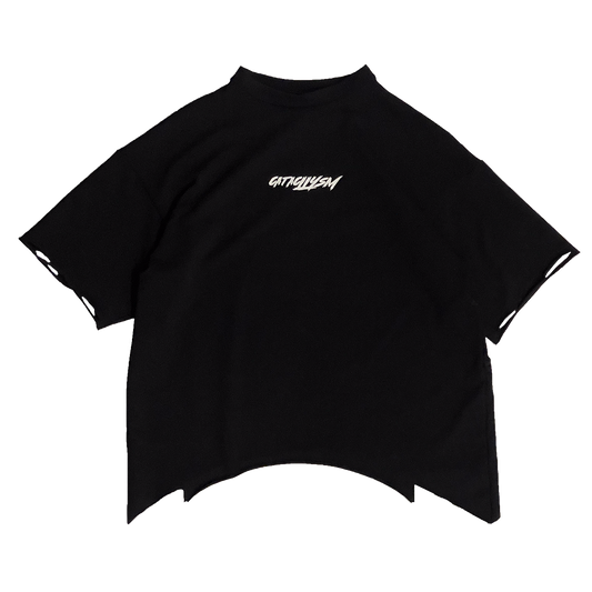 CTK DISTRESSED BLACK T-SHIRT